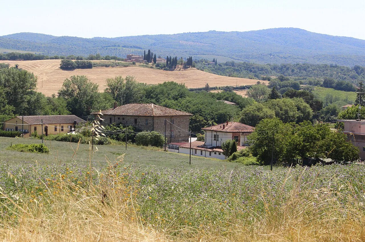 La campagna intorno alla località Colonna del Grillo